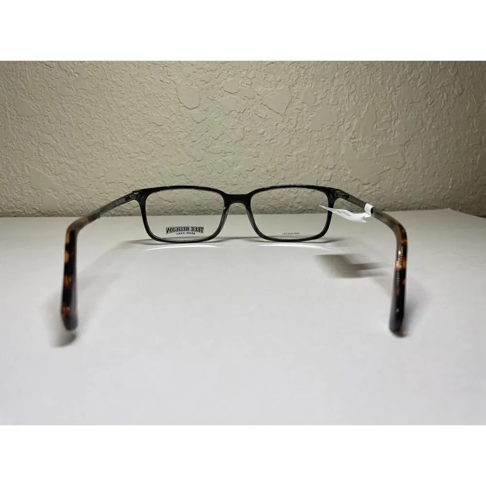 Nwt True Religion Eyeglass Frames T007 FW540 54/17/140 Black RETAIL $114